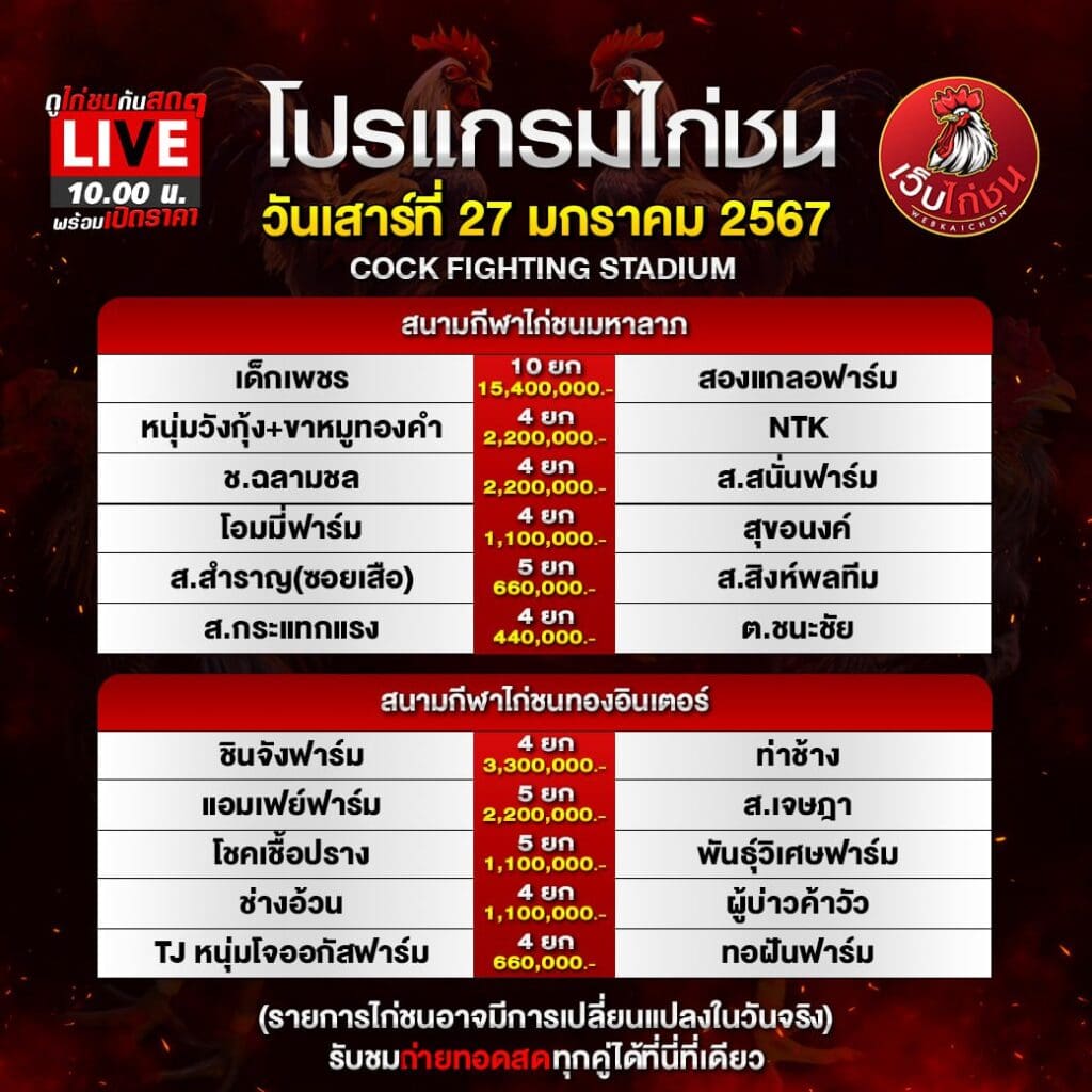 ดู ไก่ชน270167