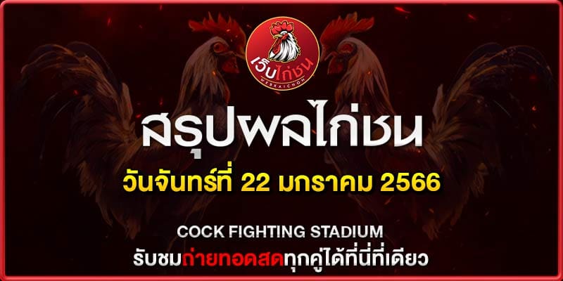 ผลไก่ชนสนามมหาลาภล่าสุด