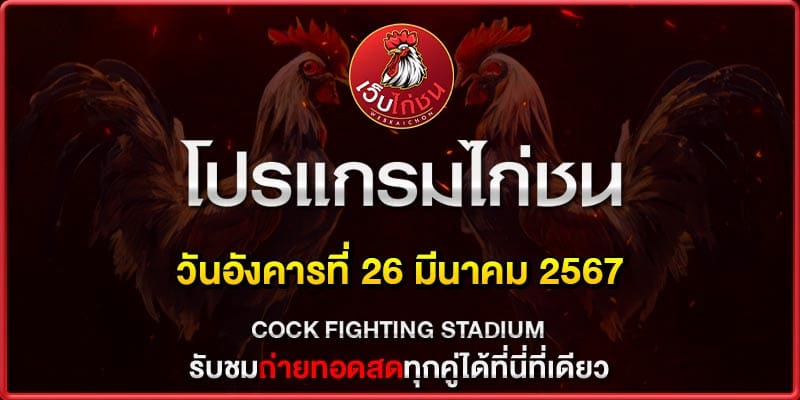 เว็บเล่นไก่ชน260367