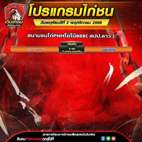 โปรแกรมไก่ชน