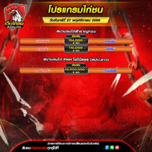 โปรแกรมไก่ชน