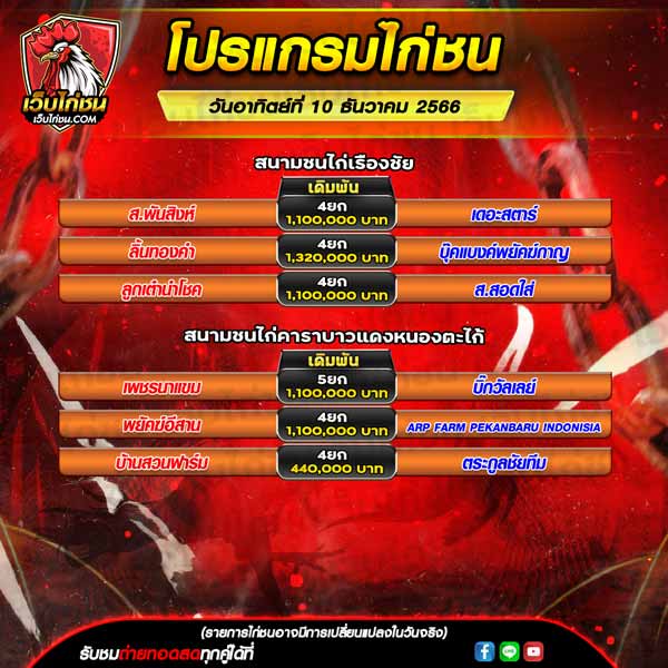 เทปบันทึกไก่ชน