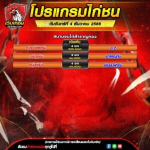 เว็บไก่ชน สนามชนไก่
